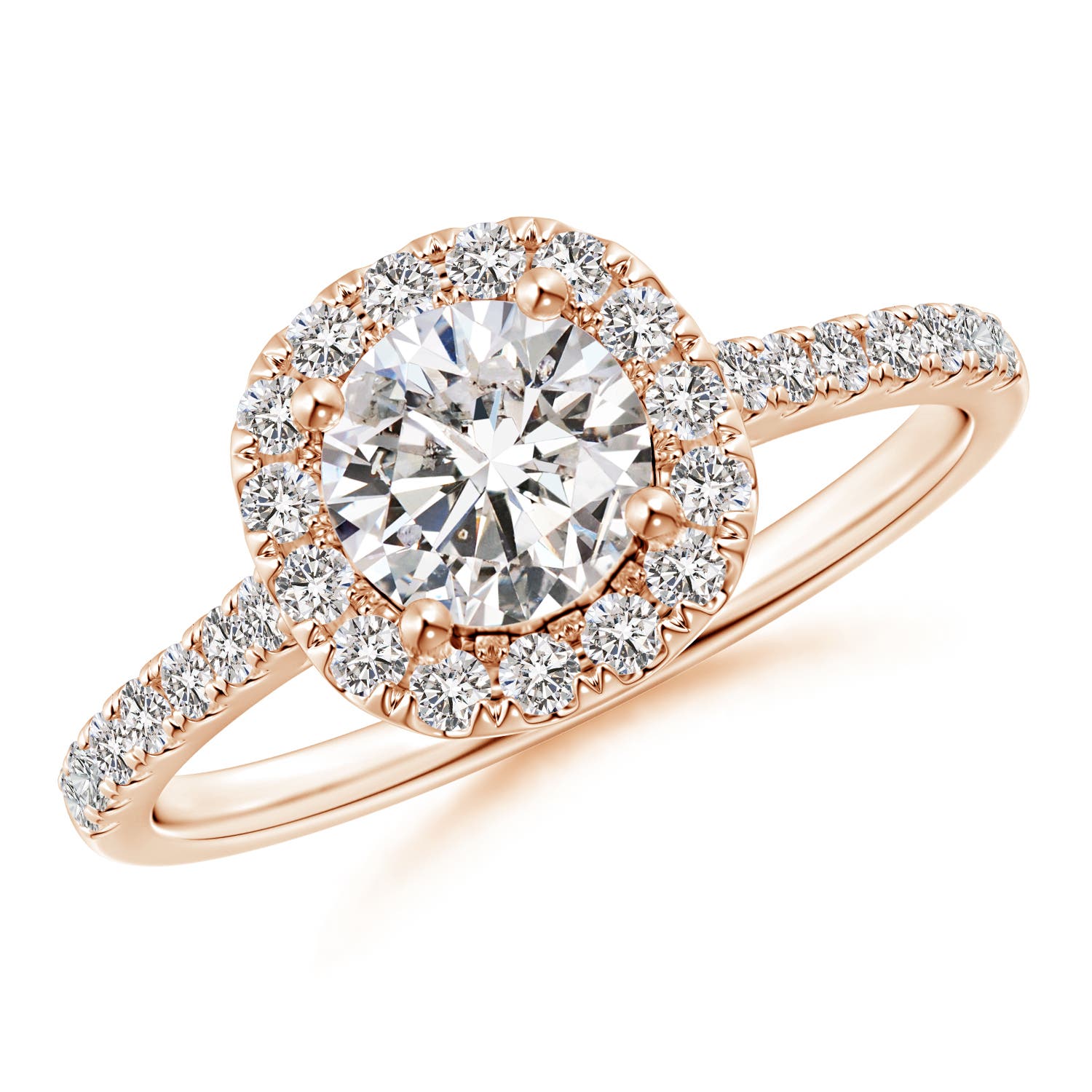 I-J, I1-I2 / 1.07 CT / 14 KT Rose Gold