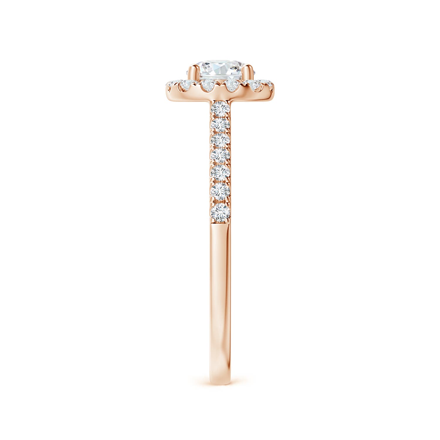 F-G, VS / 0.75 CT / 14 KT Rose Gold