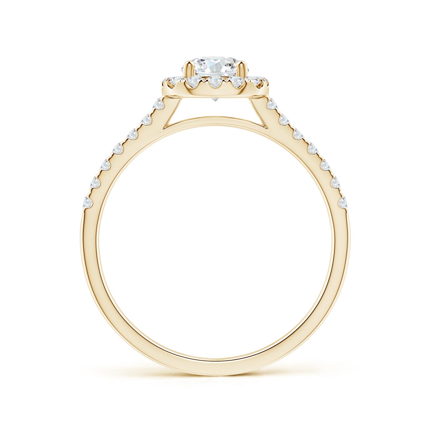 F-G, VS / 0.75 CT / 14 KT Yellow Gold