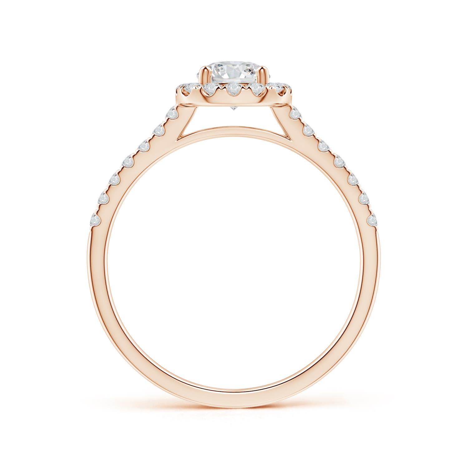 H, SI2 / 0.75 CT / 14 KT Rose Gold