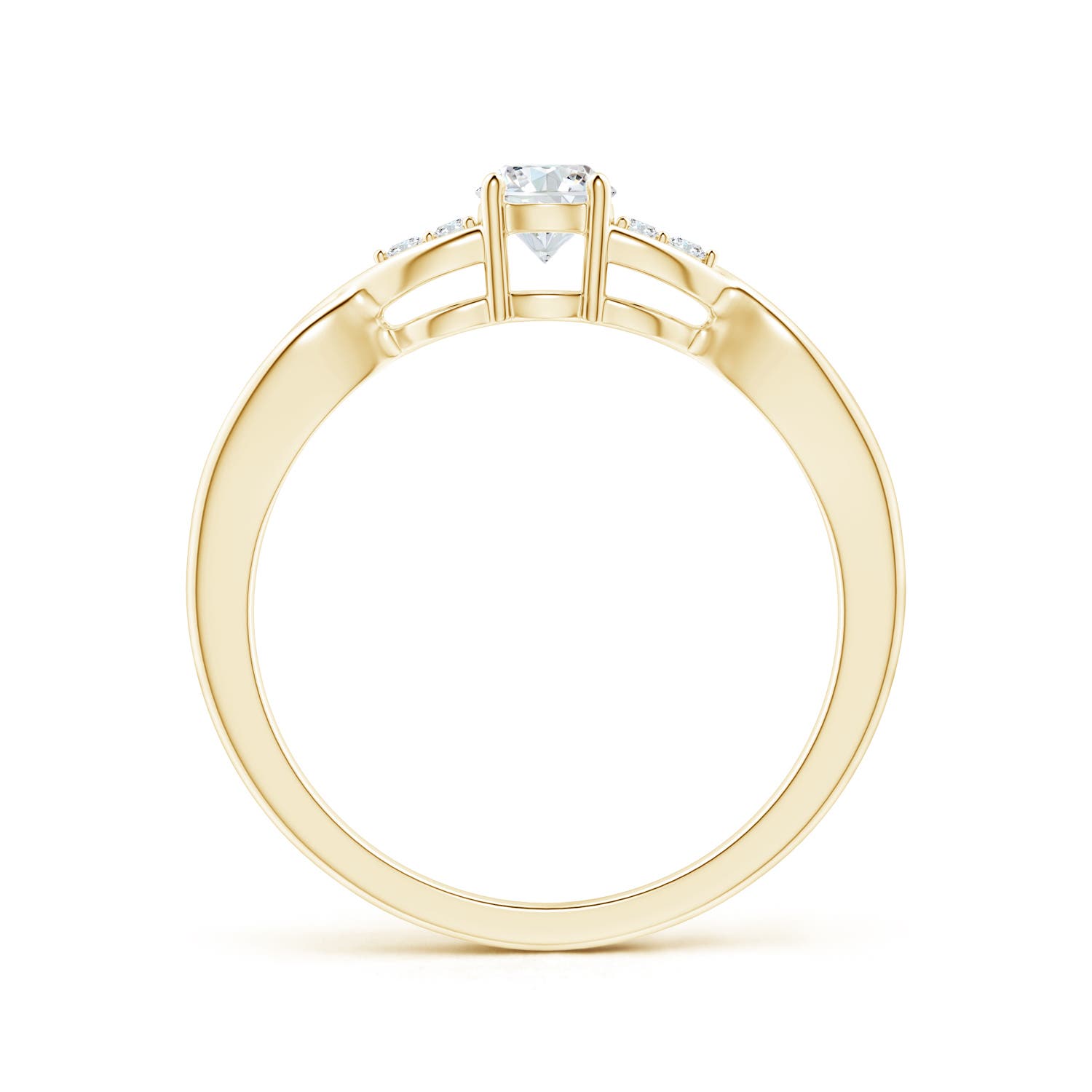 F-G, VS / 0.29 CT / 14 KT Yellow Gold