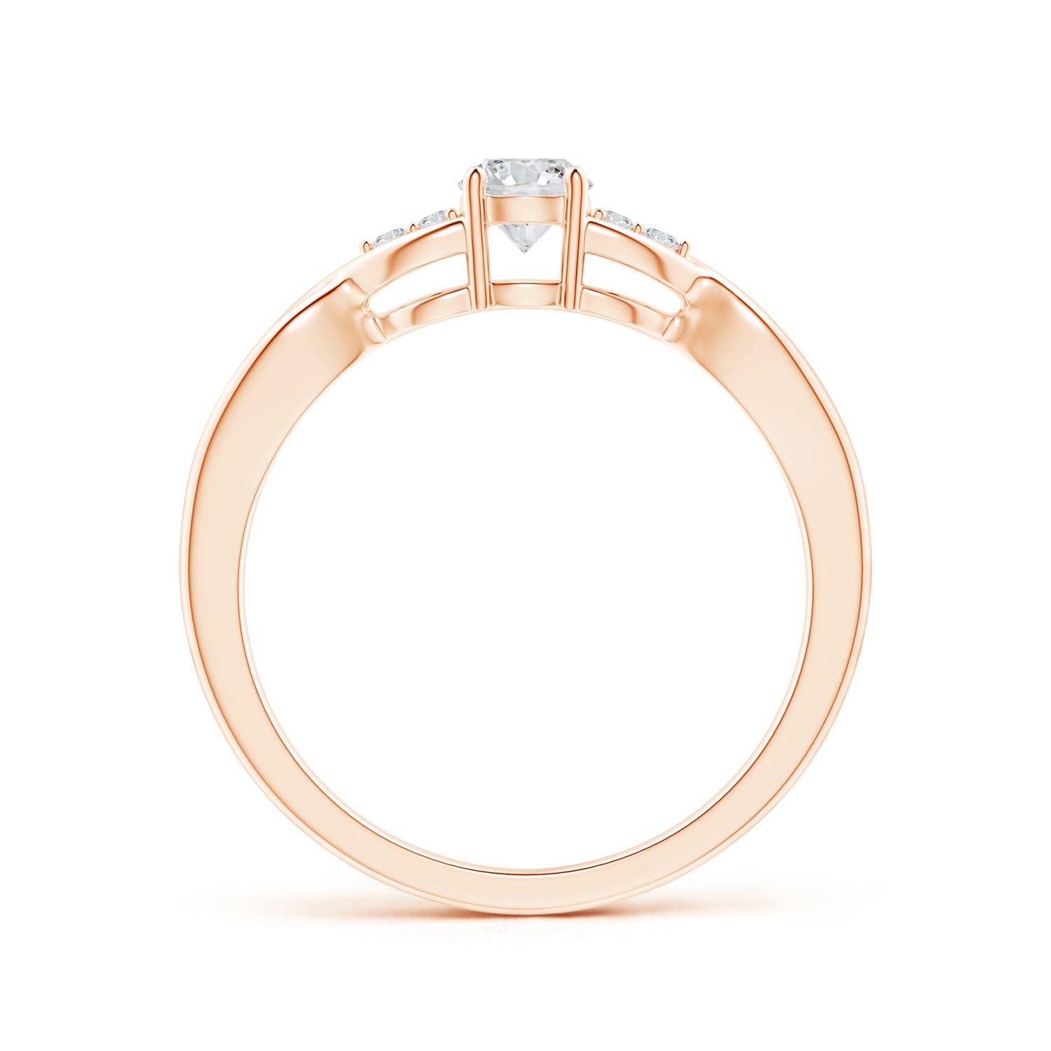 H, SI2 / 0.29 CT / 14 KT Rose Gold