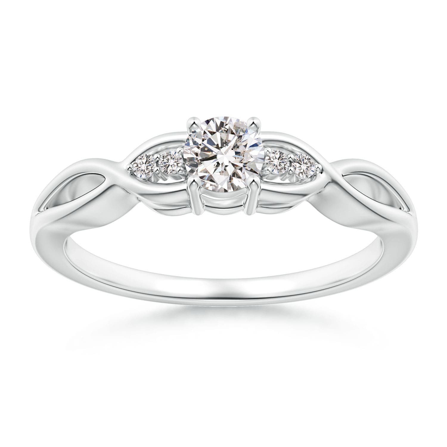 I-J, I1-I2 / 0.29 CT / 14 KT White Gold