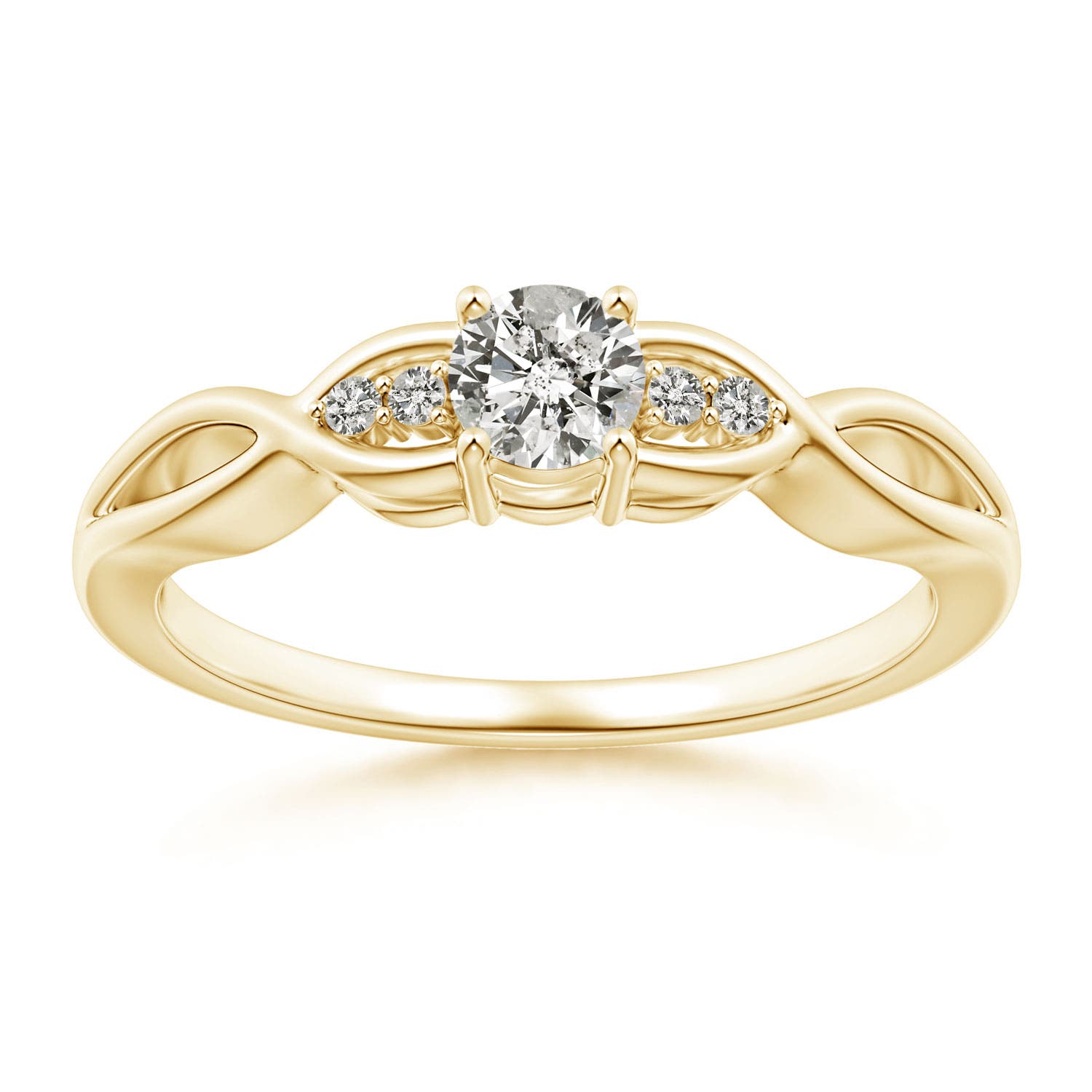 K, I3 / 0.29 CT / 14 KT Yellow Gold