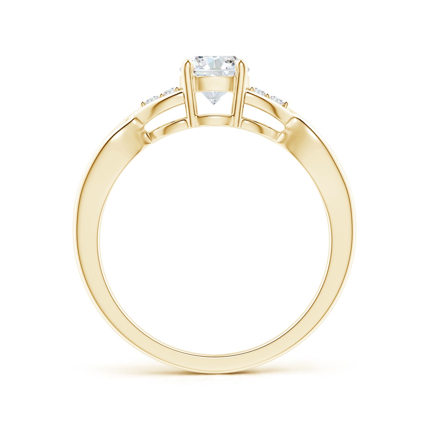 F-G, VS / 0.59 CT / 14 KT Yellow Gold