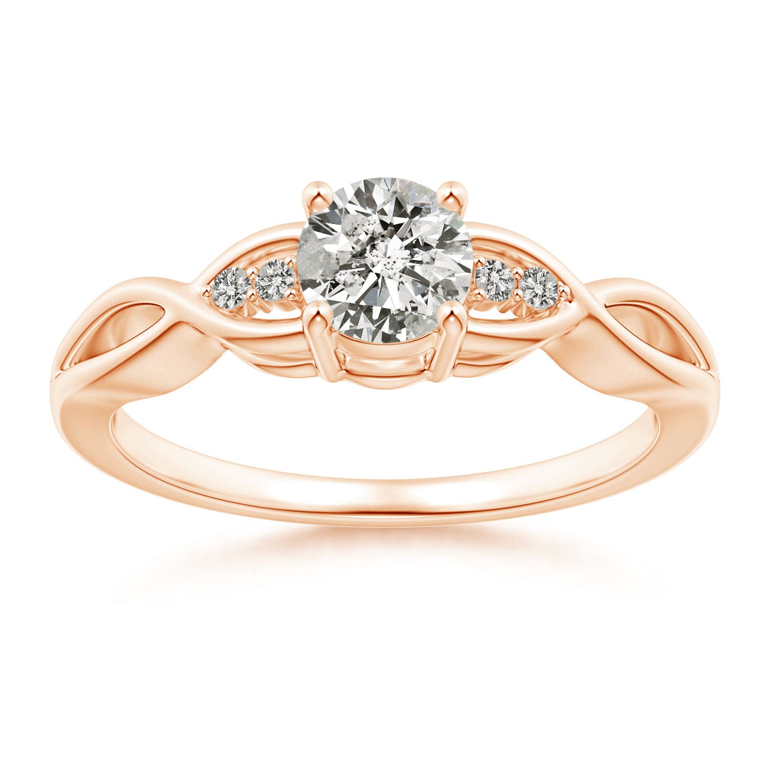 K, I3 / 0.59 CT / 14 KT Rose Gold