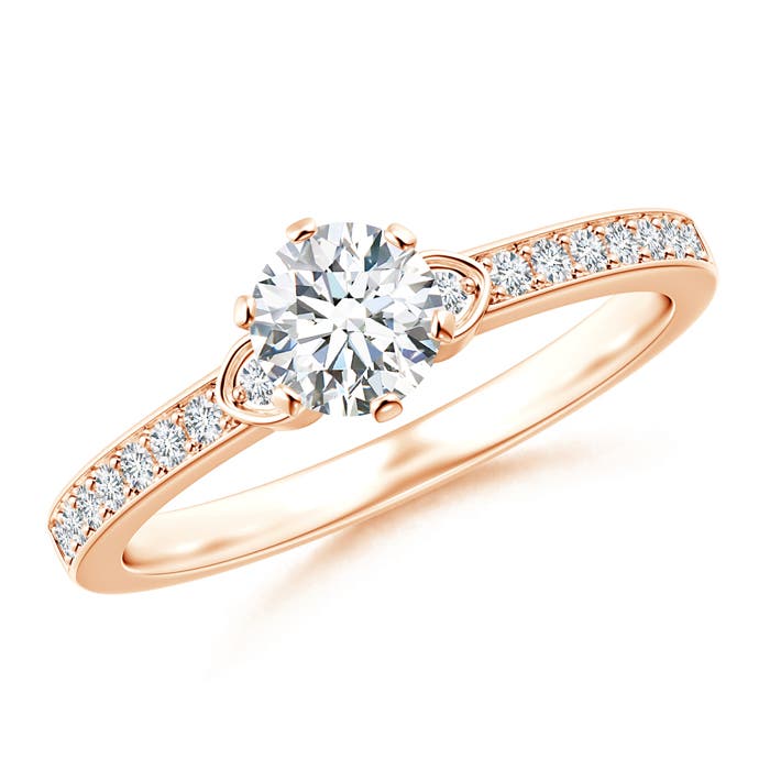 G, VS2 / 0.71 CT / 14 KT Rose Gold