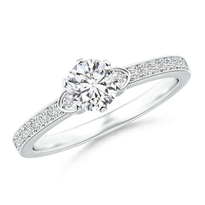 H, SI2 / 0.71 CT / 14 KT White Gold