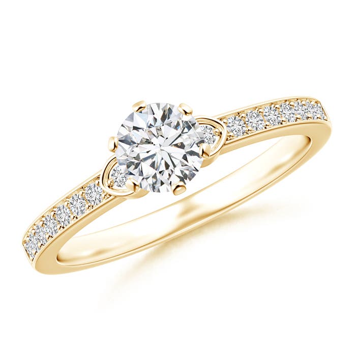 H, SI2 / 0.71 CT / 14 KT Yellow Gold