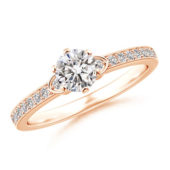 I-J, I1-I2 / 0.71 CT / 14 KT Rose Gold