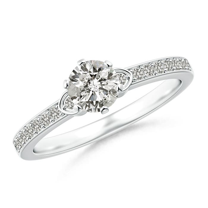 K, I3 / 0.71 CT / 14 KT White Gold