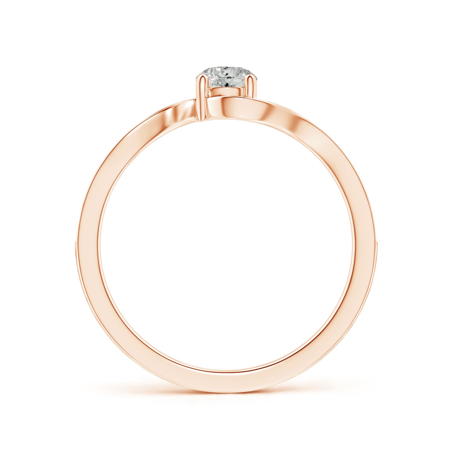 K, I3 / 0.42 CT / 14 KT Rose Gold