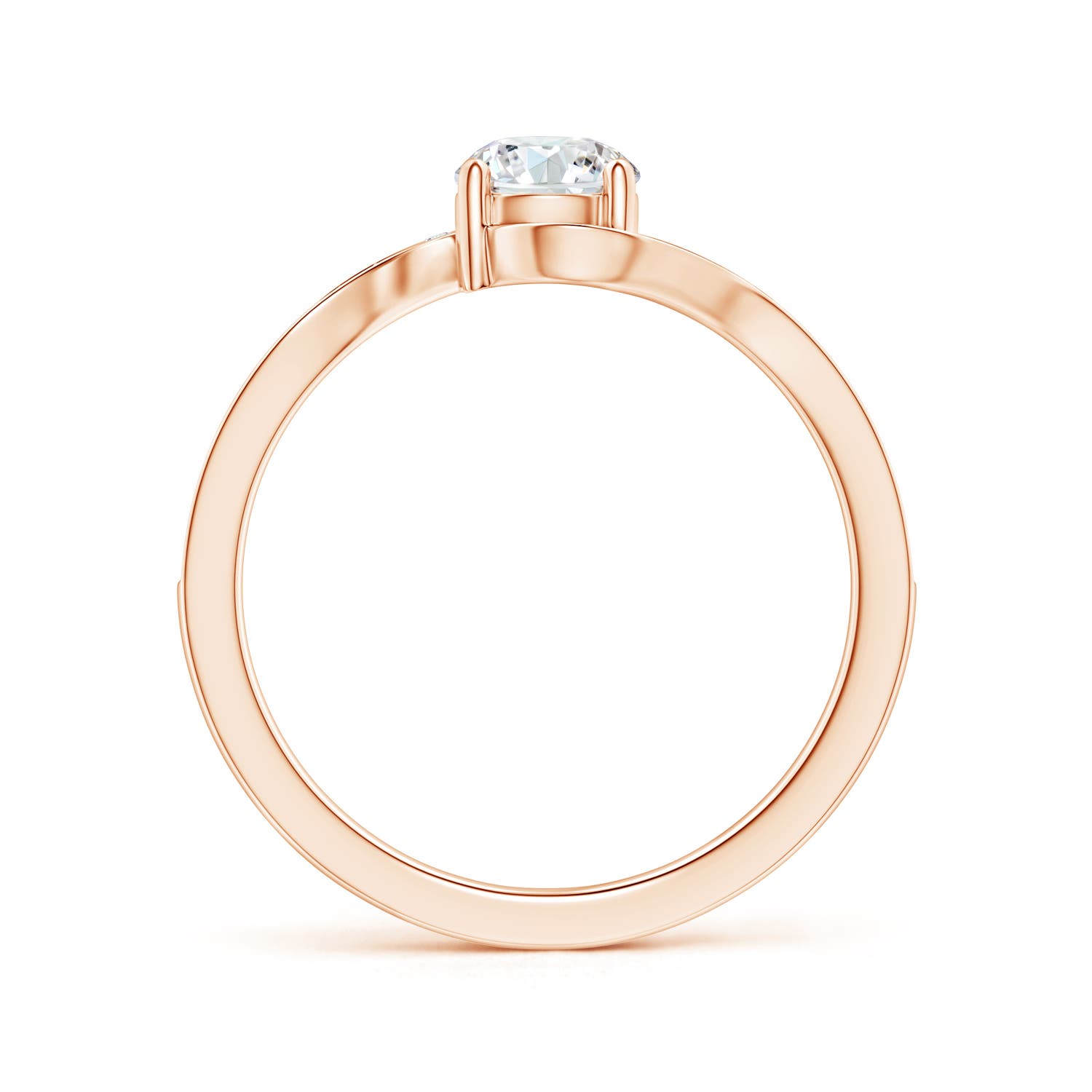 G, VS2 / 0.71 CT / 14 KT Rose Gold