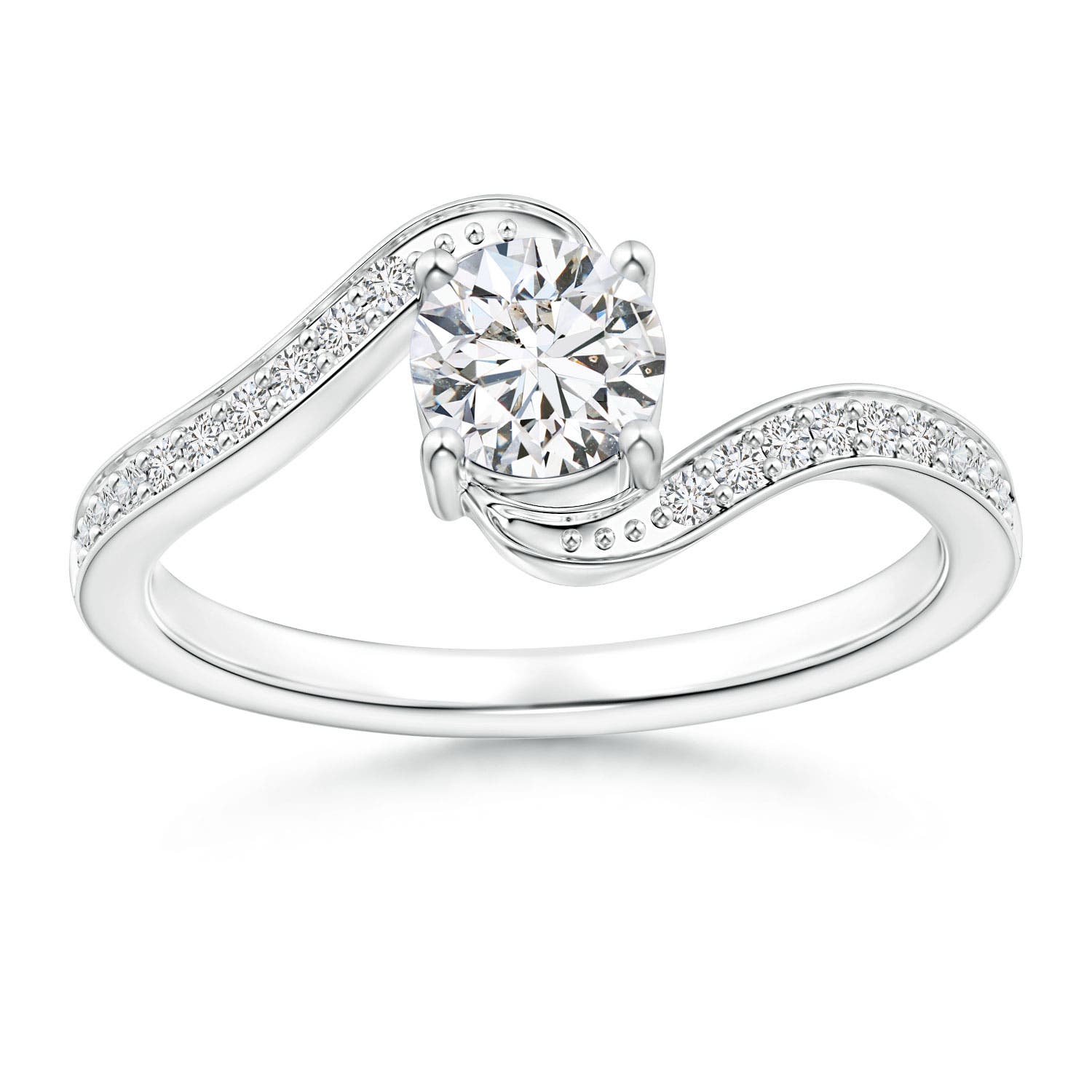 H, SI2 / 0.71 CT / 14 KT White Gold