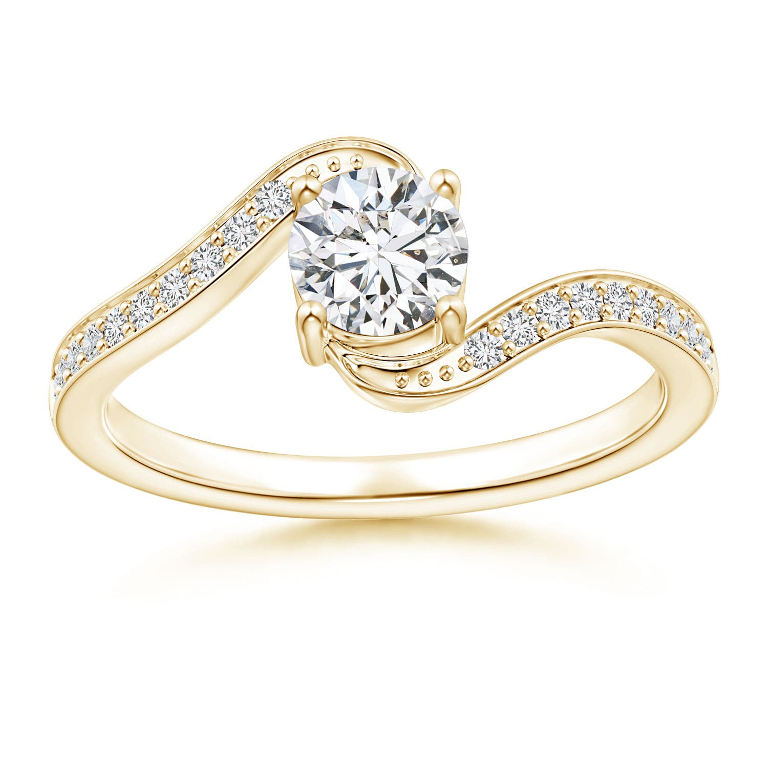 H, SI2 / 0.71 CT / 14 KT Yellow Gold