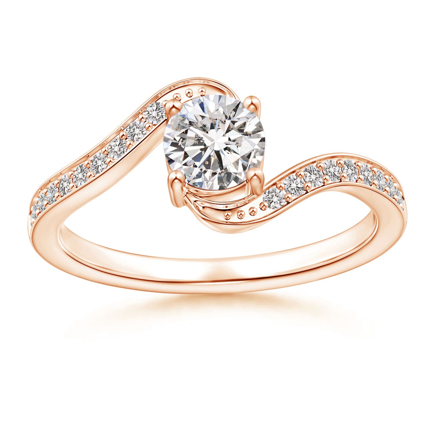 I-J, I1-I2 / 0.71 CT / 14 KT Rose Gold