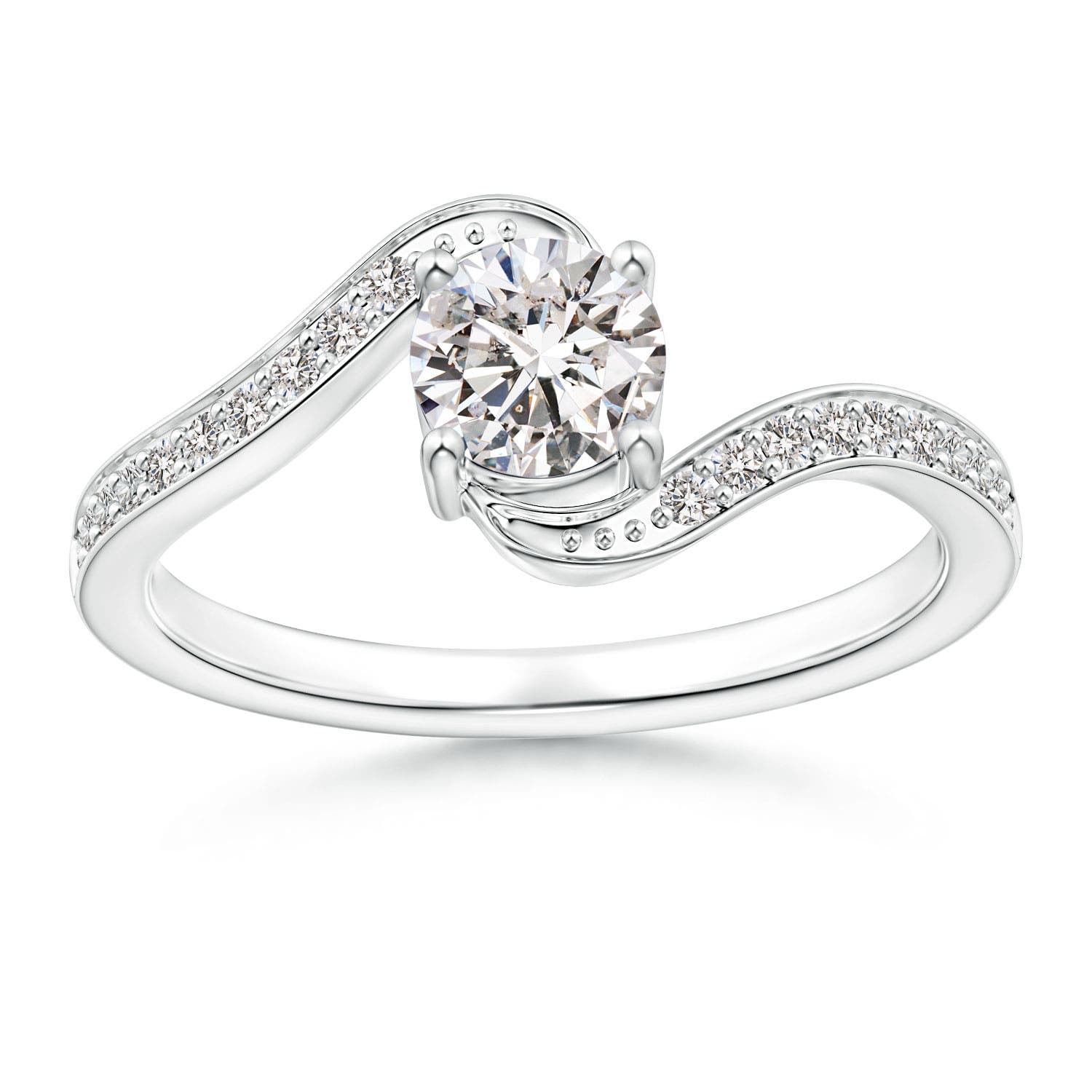 I-J, I1-I2 / 0.71 CT / 14 KT White Gold