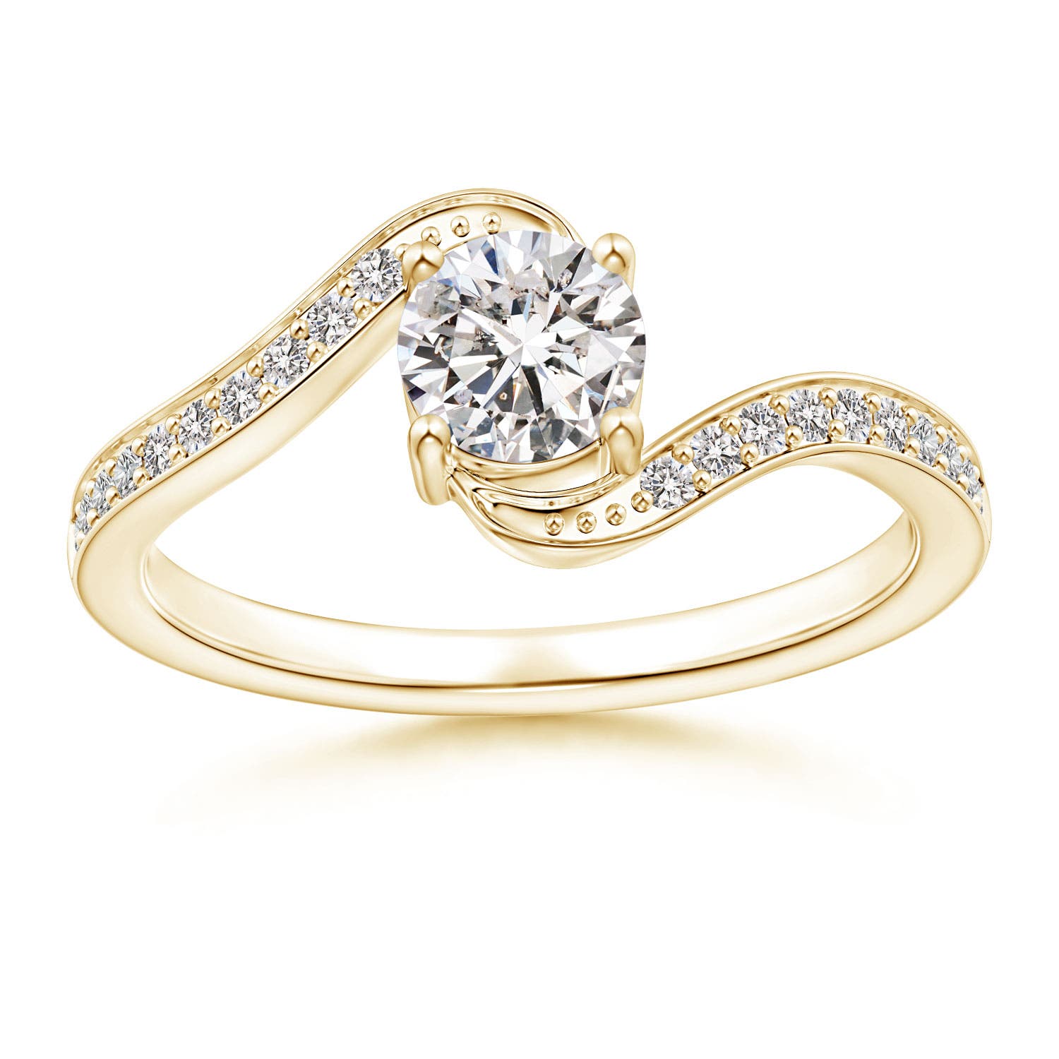 I-J, I1-I2 / 0.71 CT / 14 KT Yellow Gold