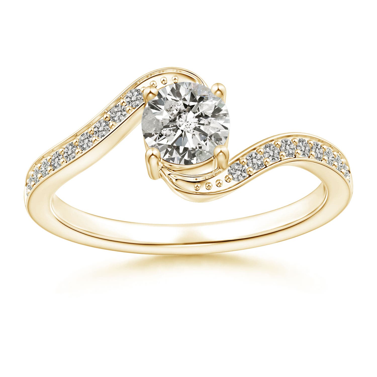 K, I3 / 0.71 CT / 14 KT Yellow Gold