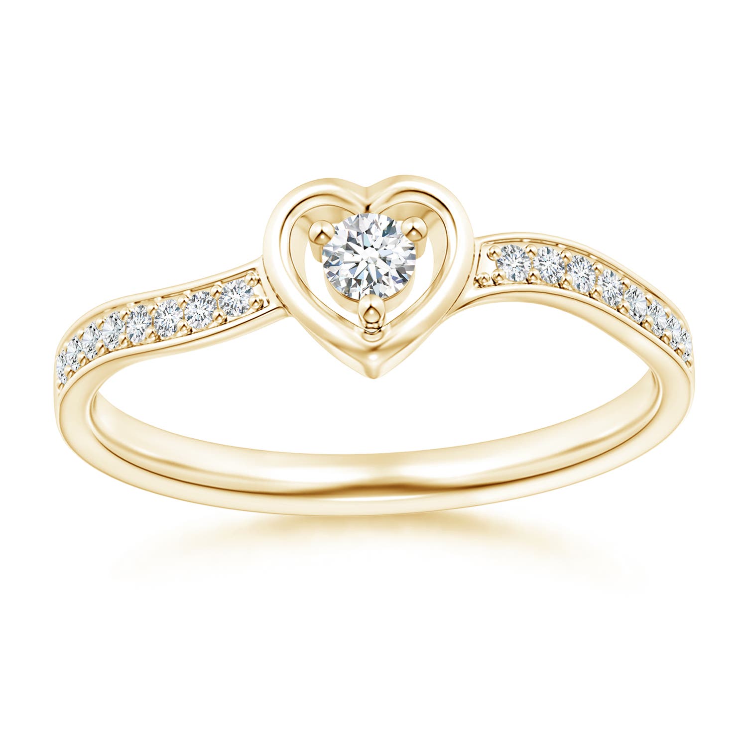 G, VS2 / 0.17 CT / 14 KT Yellow Gold