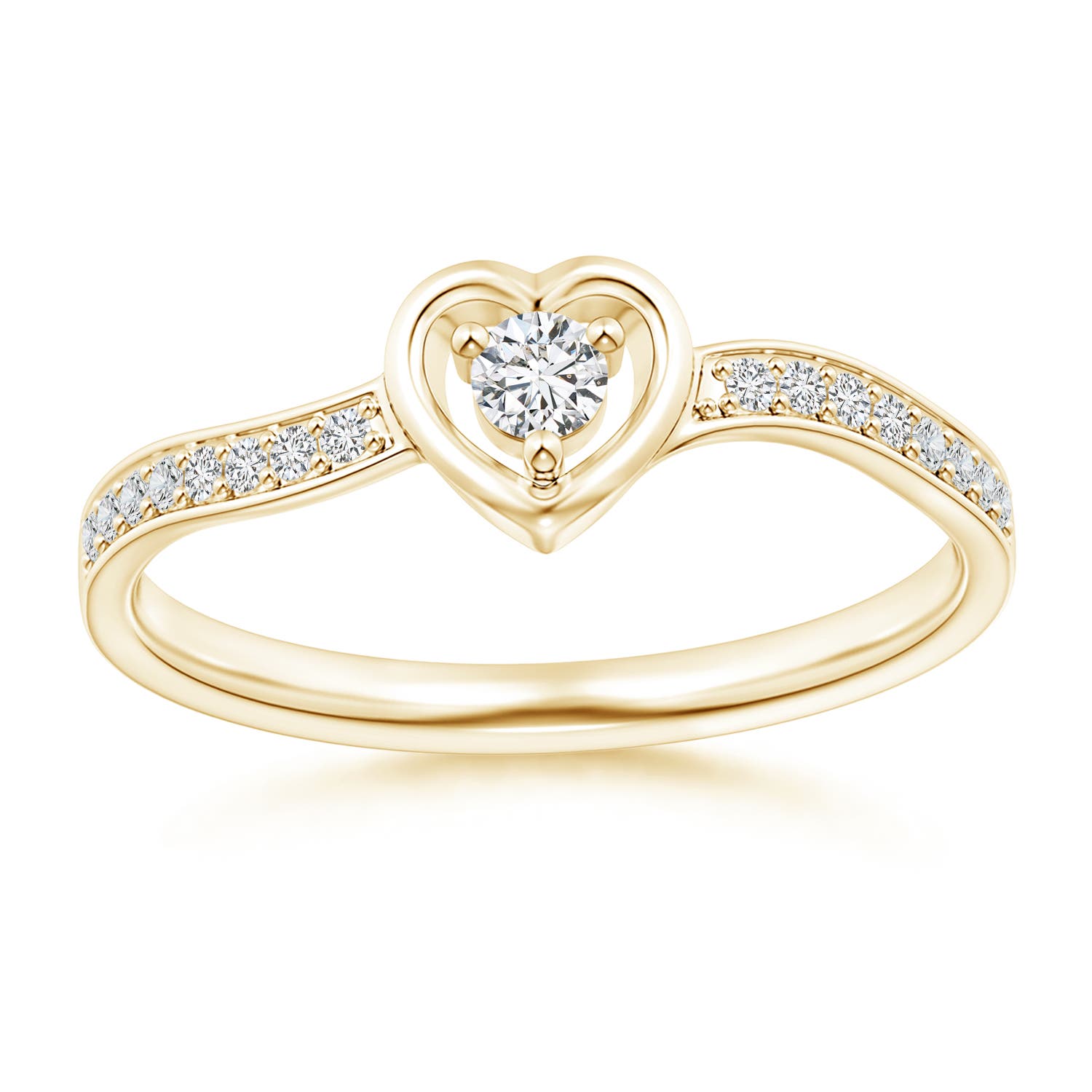 H, SI2 / 0.17 CT / 14 KT Yellow Gold