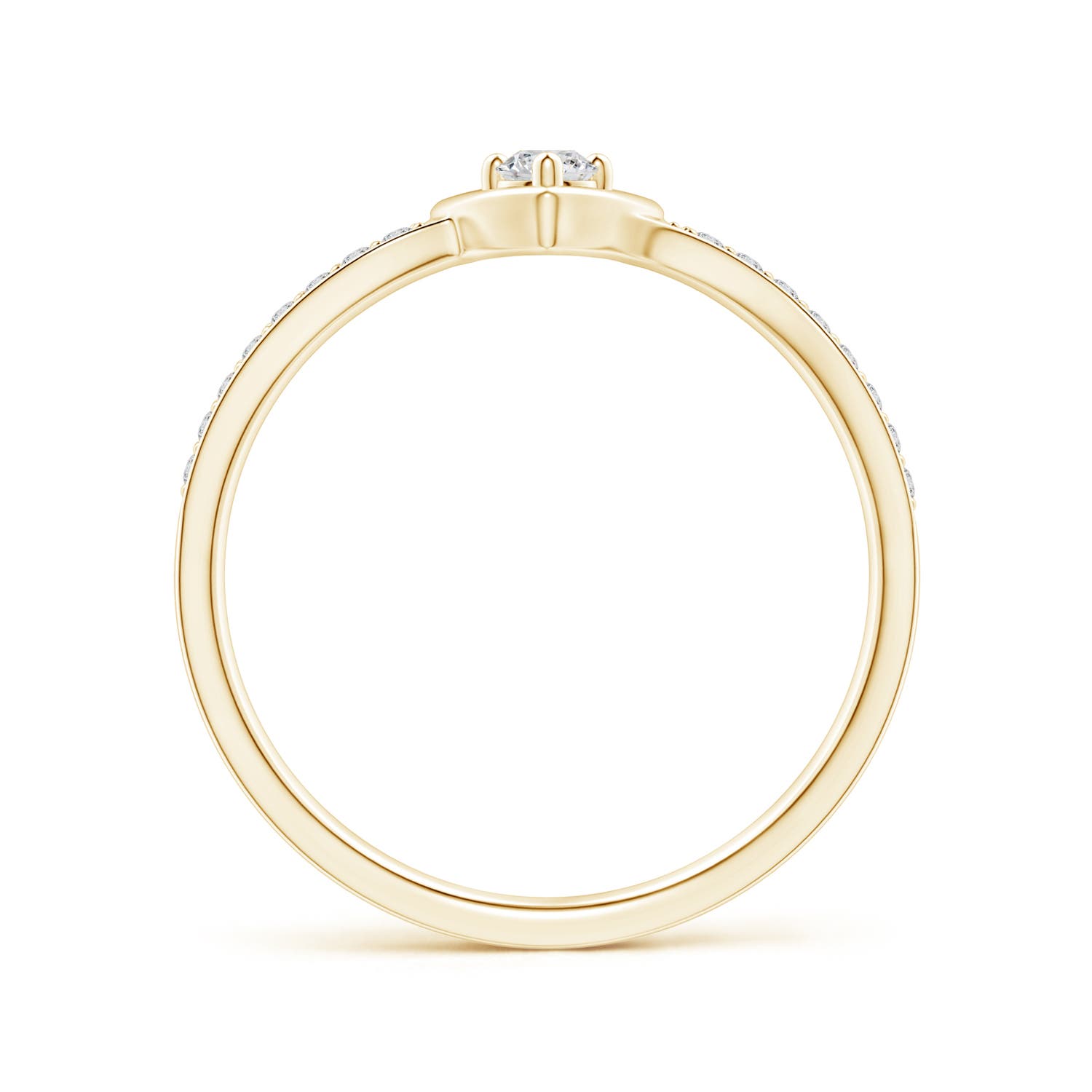 H, SI2 / 0.17 CT / 14 KT Yellow Gold