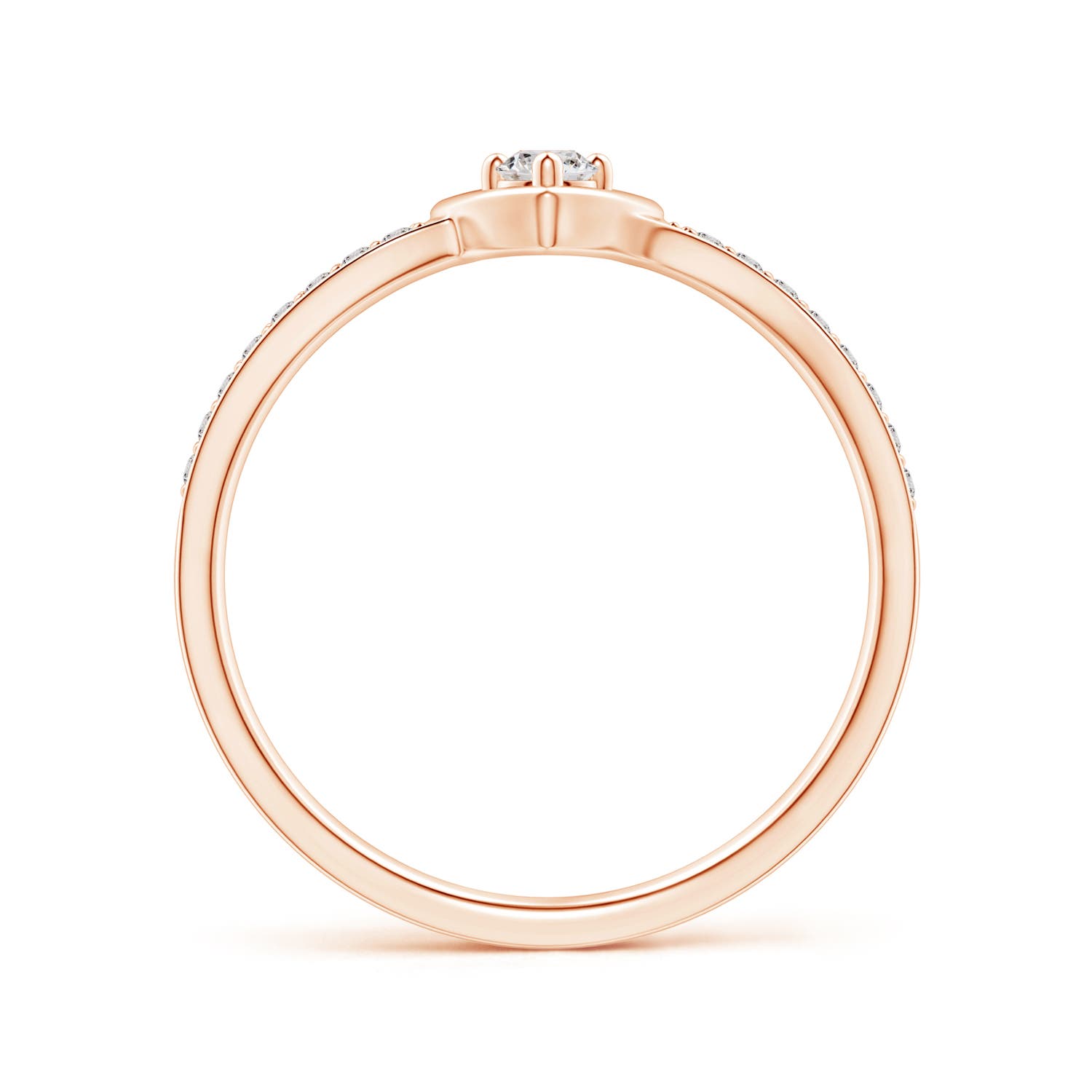 I-J, I1-I2 / 0.17 CT / 14 KT Rose Gold