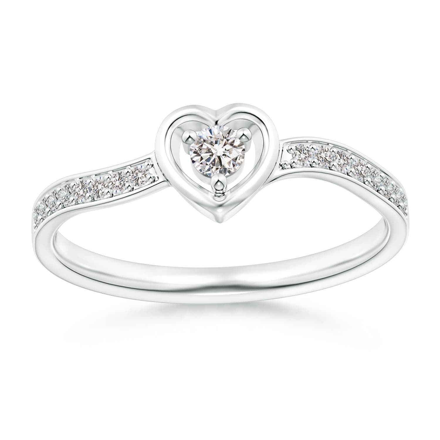 I-J, I1-I2 / 0.17 CT / 14 KT White Gold