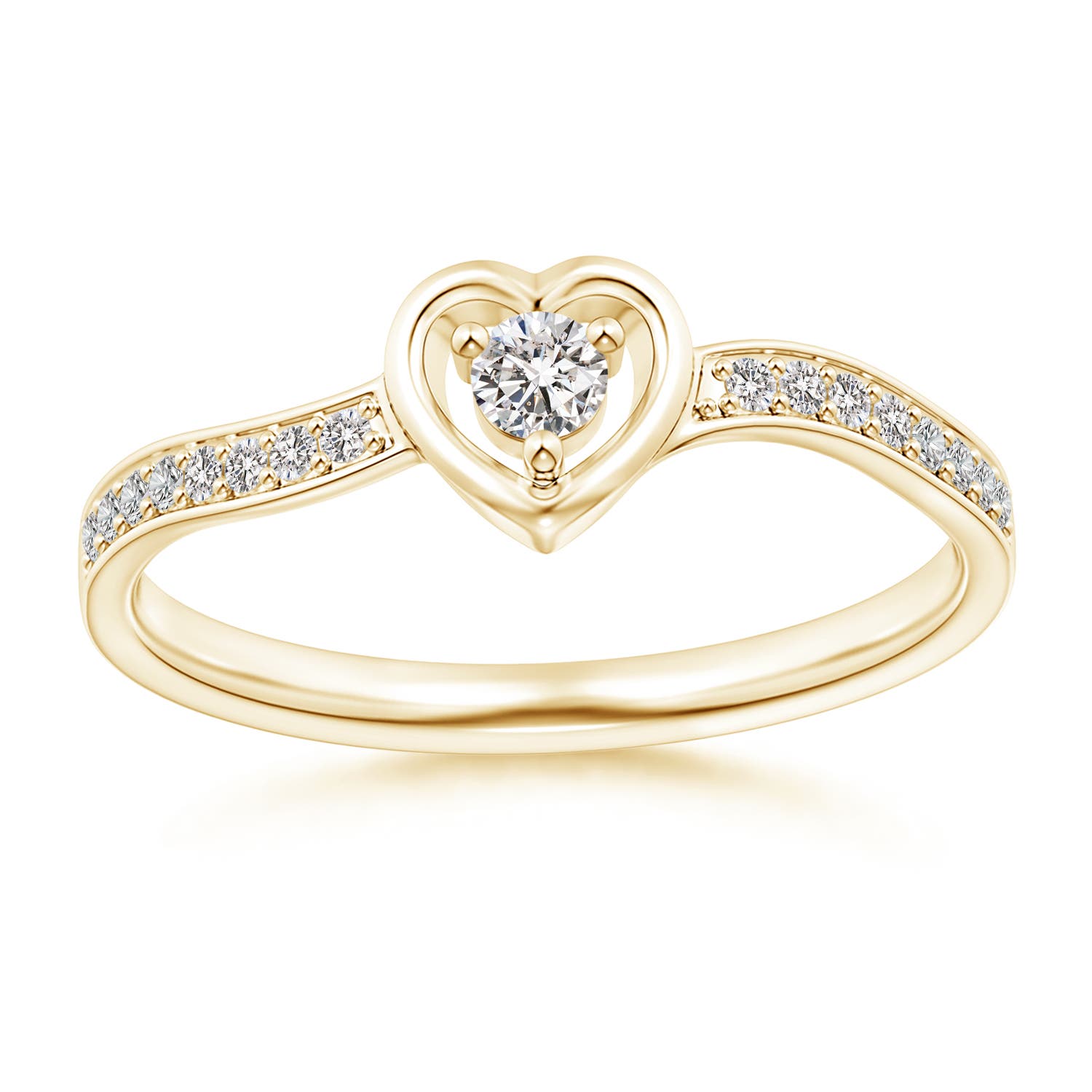 I-J, I1-I2 / 0.17 CT / 14 KT Yellow Gold