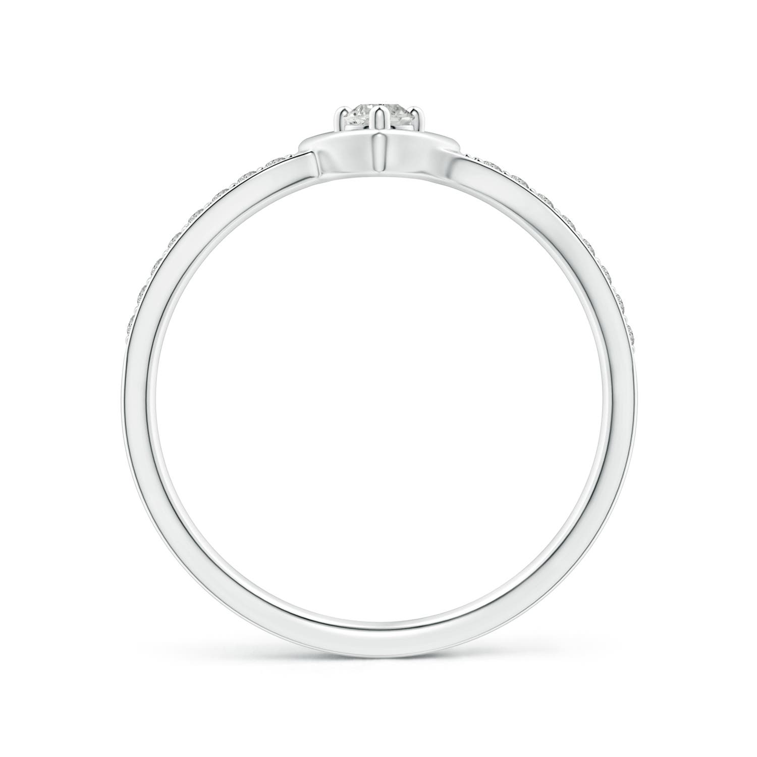 K, I3 / 0.17 CT / 14 KT White Gold