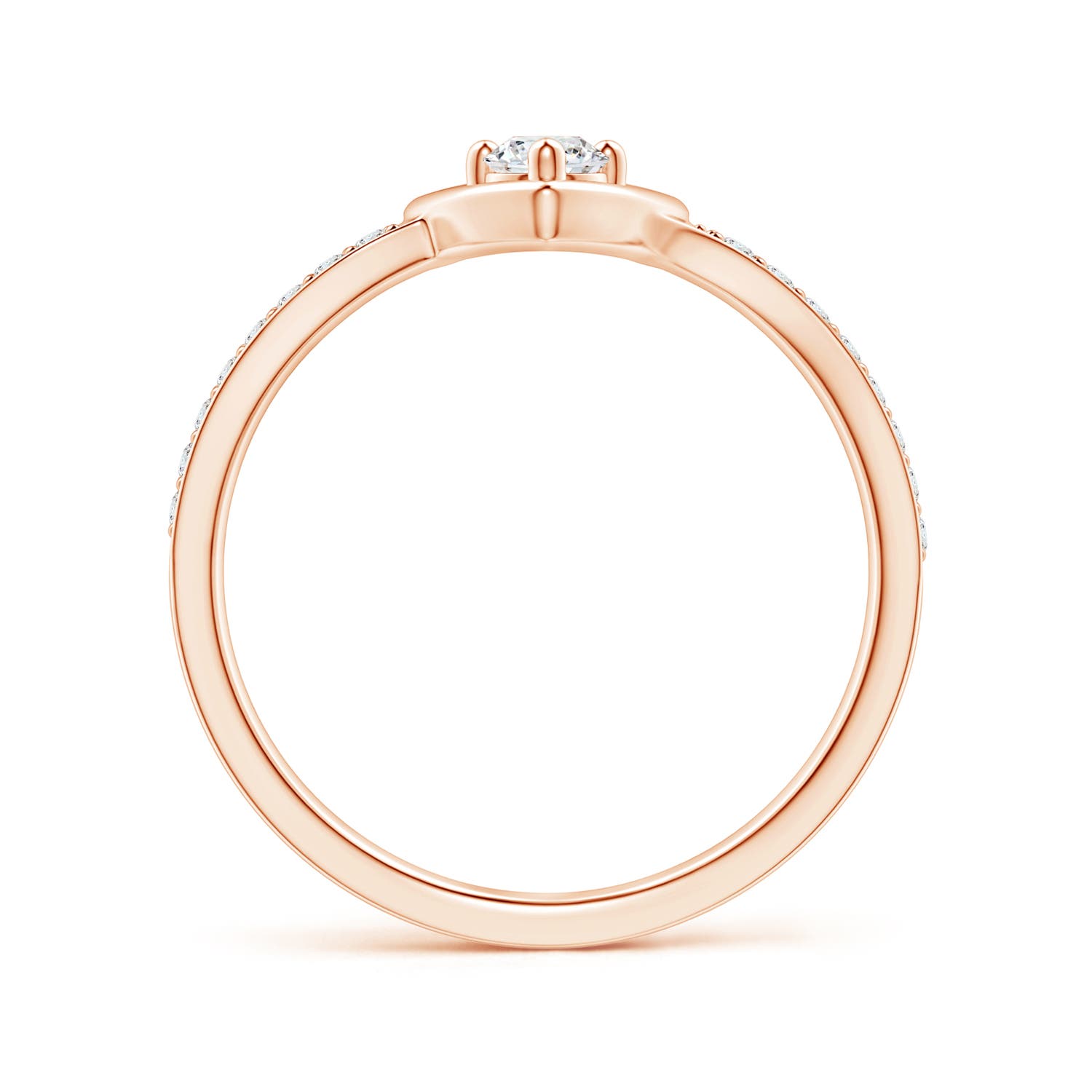 G, VS2 / 0.26 CT / 14 KT Rose Gold