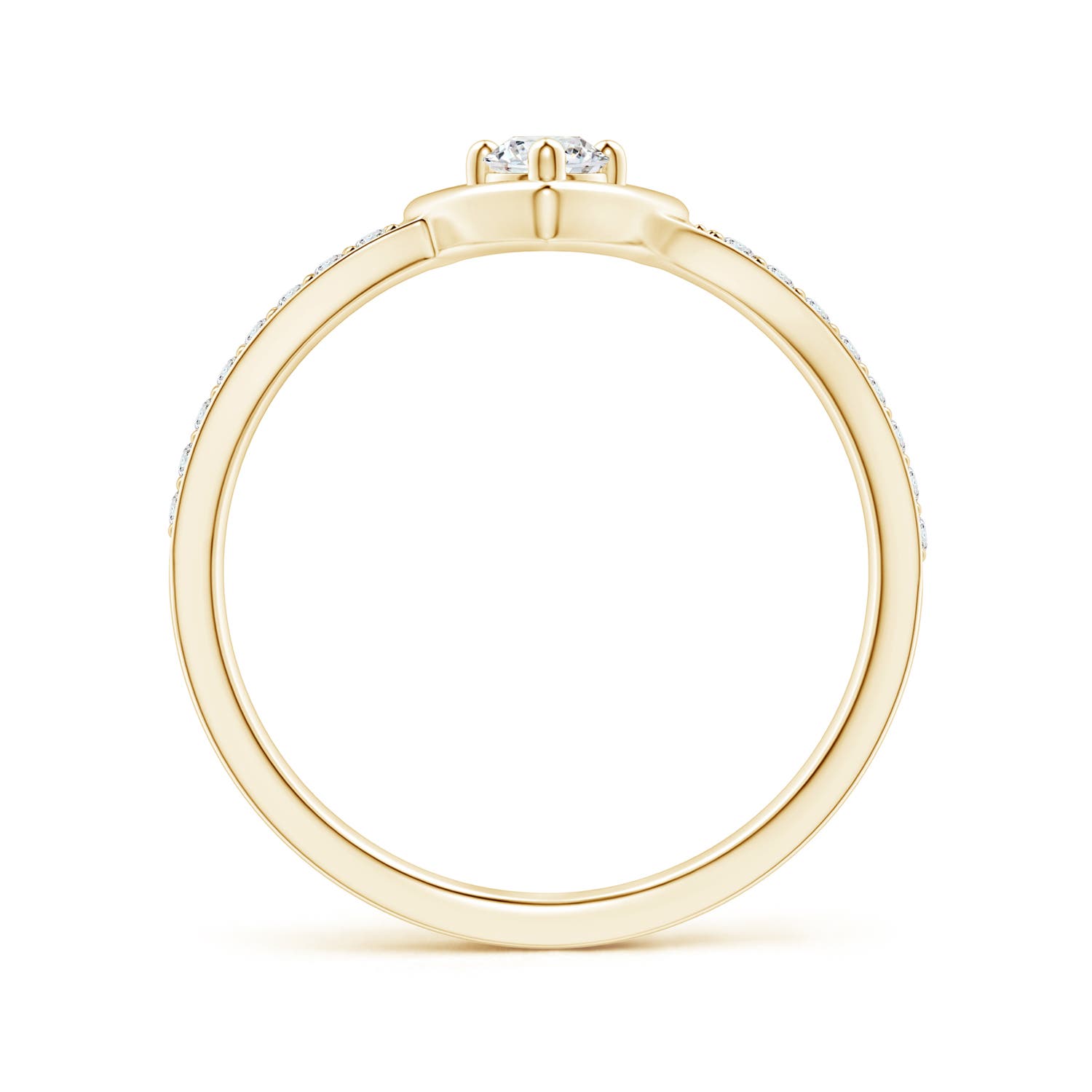 G, VS2 / 0.26 CT / 14 KT Yellow Gold