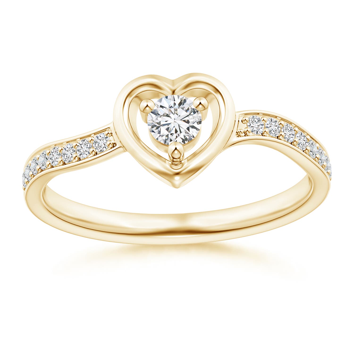 H, SI2 / 0.26 CT / 14 KT Yellow Gold