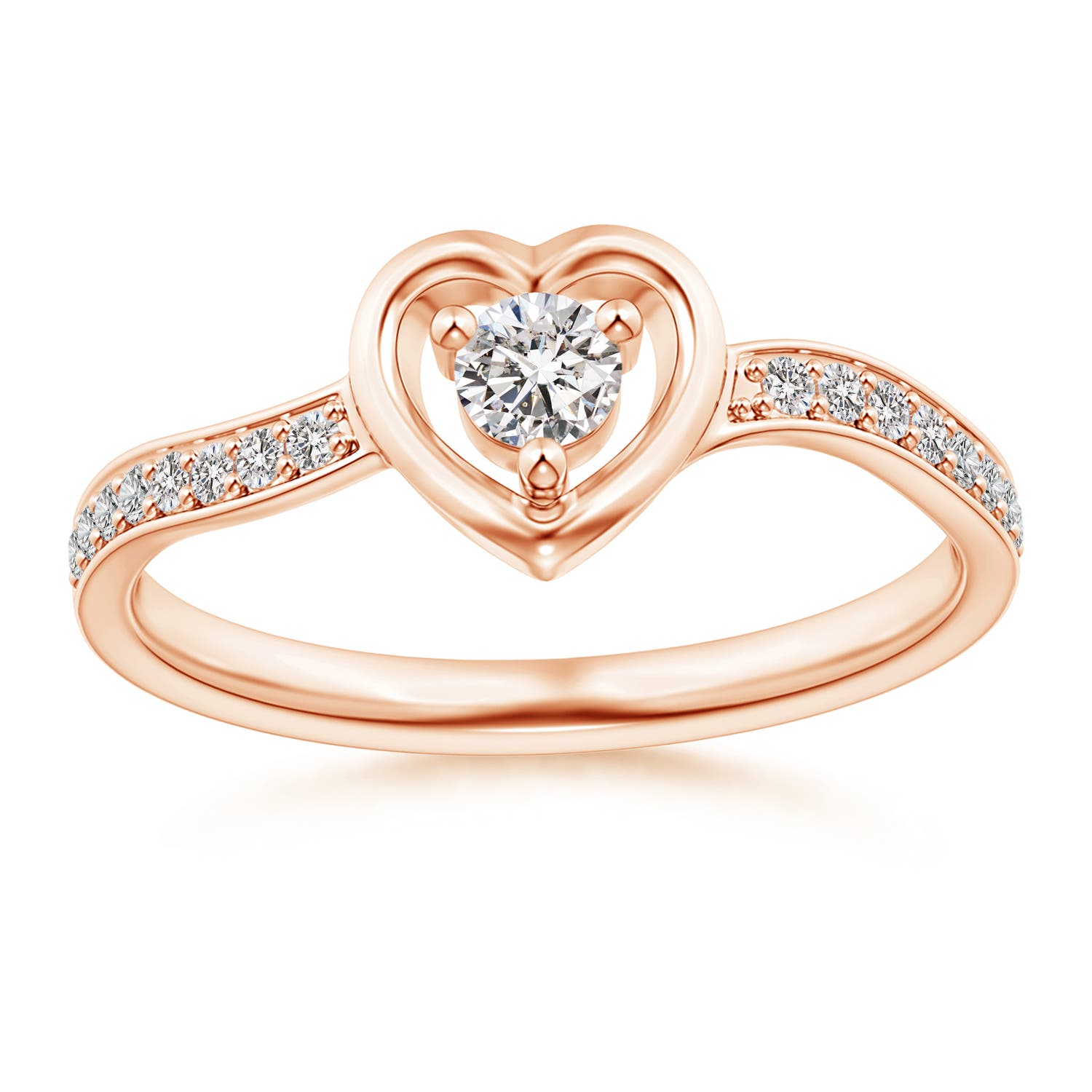 I-J, I1-I2 / 0.26 CT / 14 KT Rose Gold