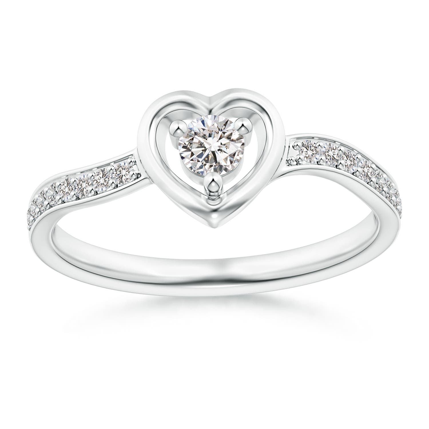 I-J, I1-I2 / 0.26 CT / 14 KT White Gold