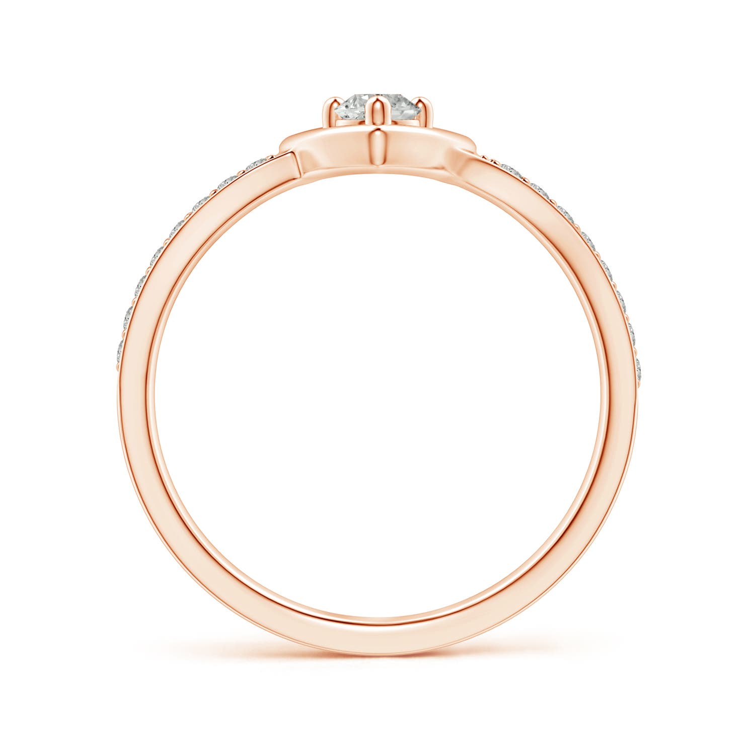 K, I3 / 0.26 CT / 14 KT Rose Gold