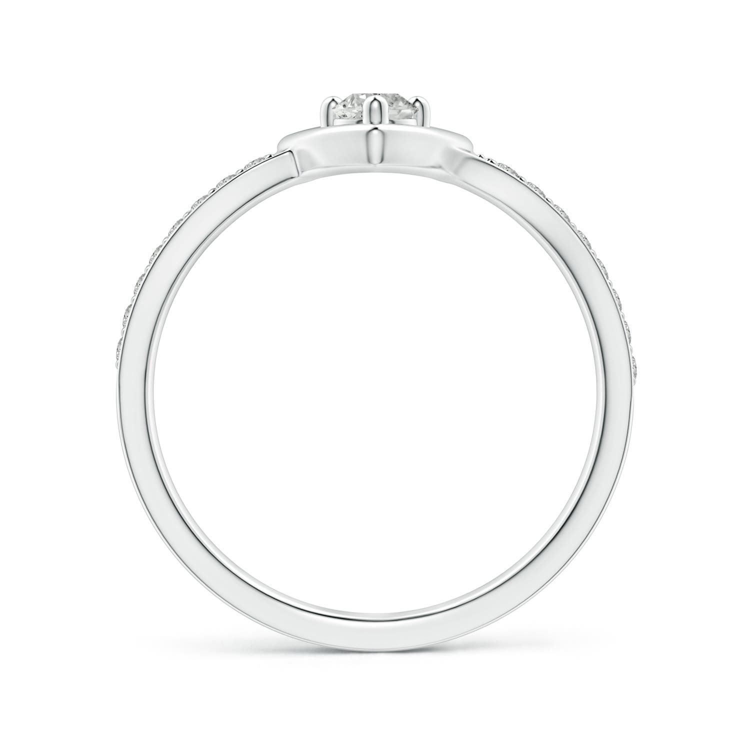 K, I3 / 0.26 CT / 14 KT White Gold