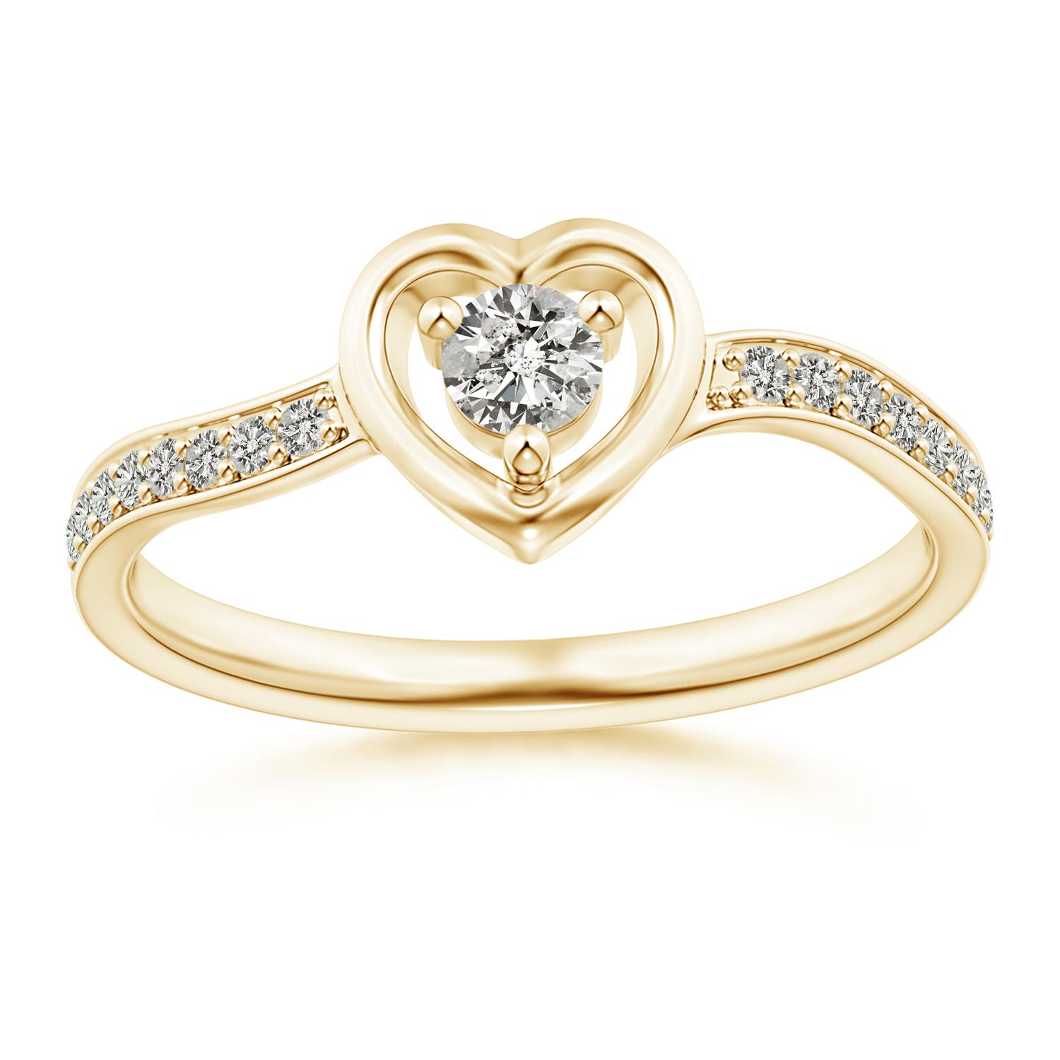 K, I3 / 0.26 CT / 14 KT Yellow Gold