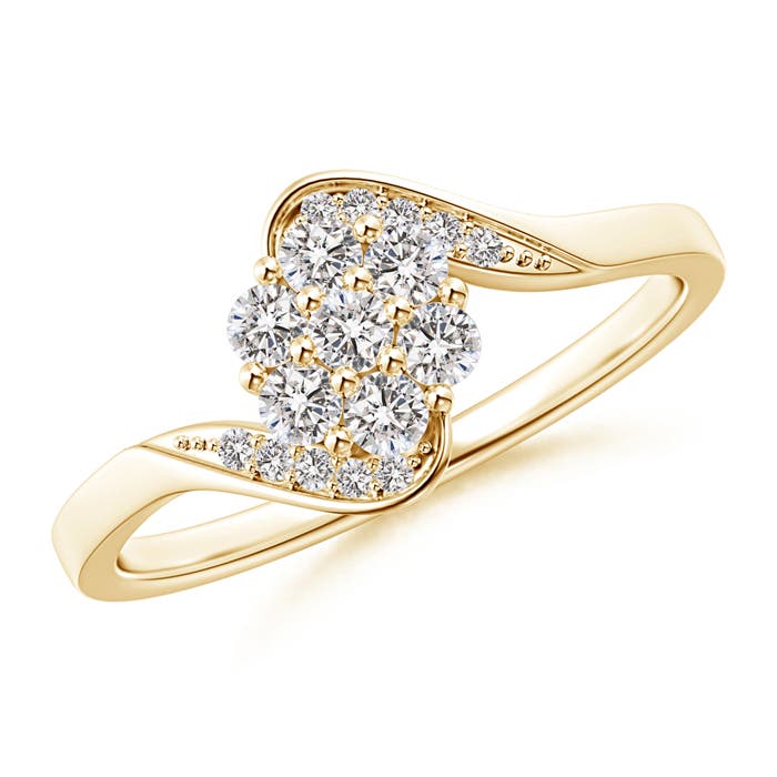 I-J, I1-I2 / 0.36 CT / 14 KT Yellow Gold