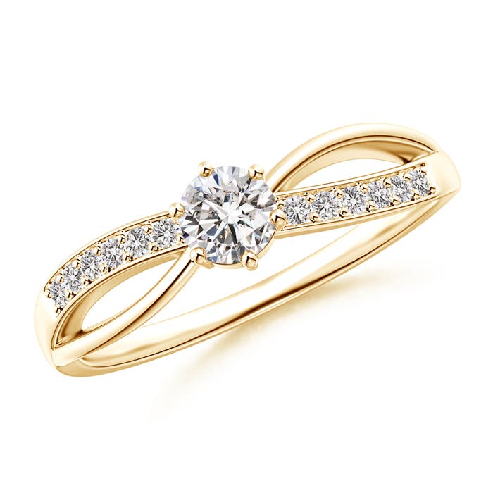 I-J, I1-I2 / 0.37 CT / 14 KT Yellow Gold