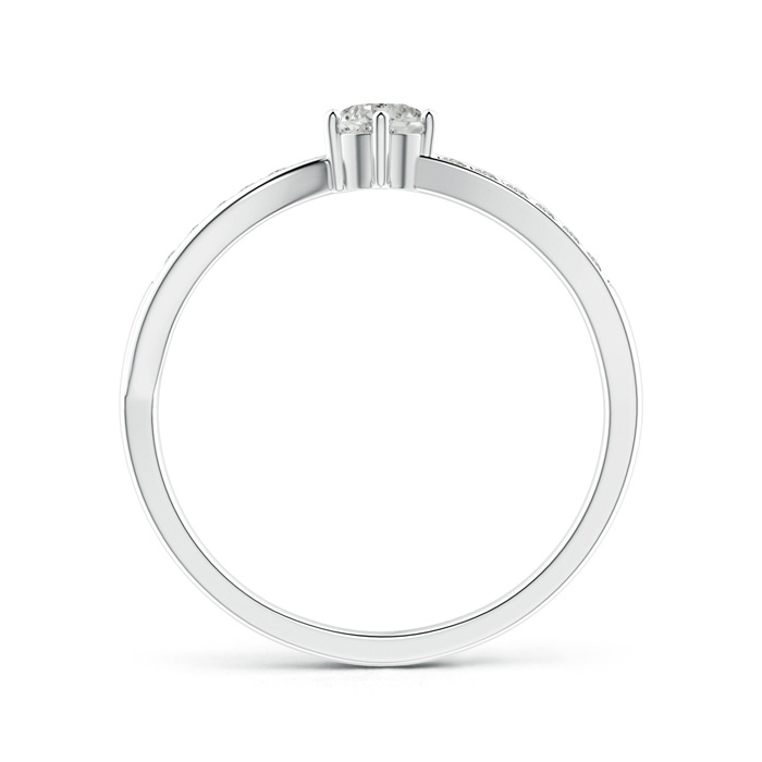 4.1mm KI3 Six Prong-Set Round Solitaire Diamond Split Shank Ring in P950 Platinum side-1