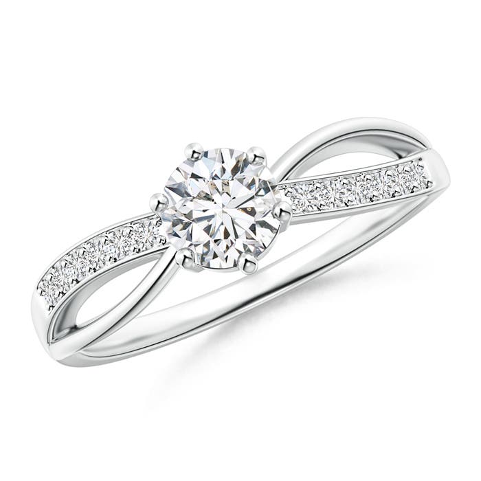 H, SI2 / 0.67 CT / 14 KT White Gold