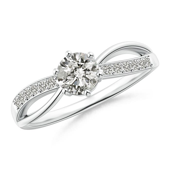 K, I3 / 0.67 CT / 14 KT White Gold