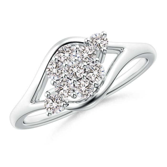 I-J, I1-I2 / 0.47 CT / 14 KT White Gold