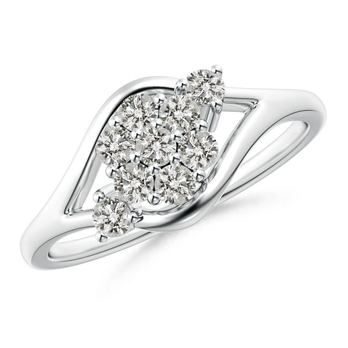 K, I3 / 0.47 CT / 14 KT White Gold