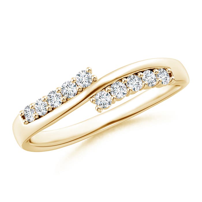 F-G, VS / 0.25 CT / 14 KT Yellow Gold