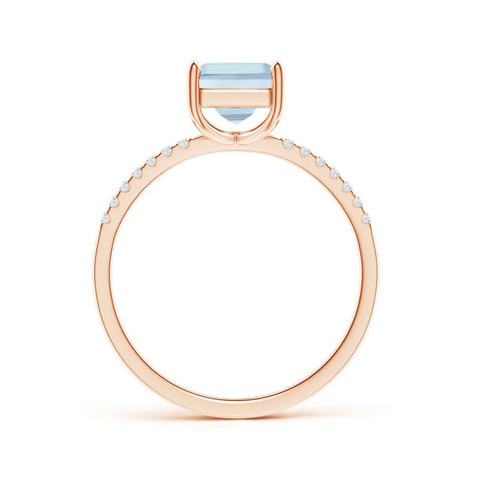 AA - Aquamarine / 1.06 CT / 14 KT Rose Gold