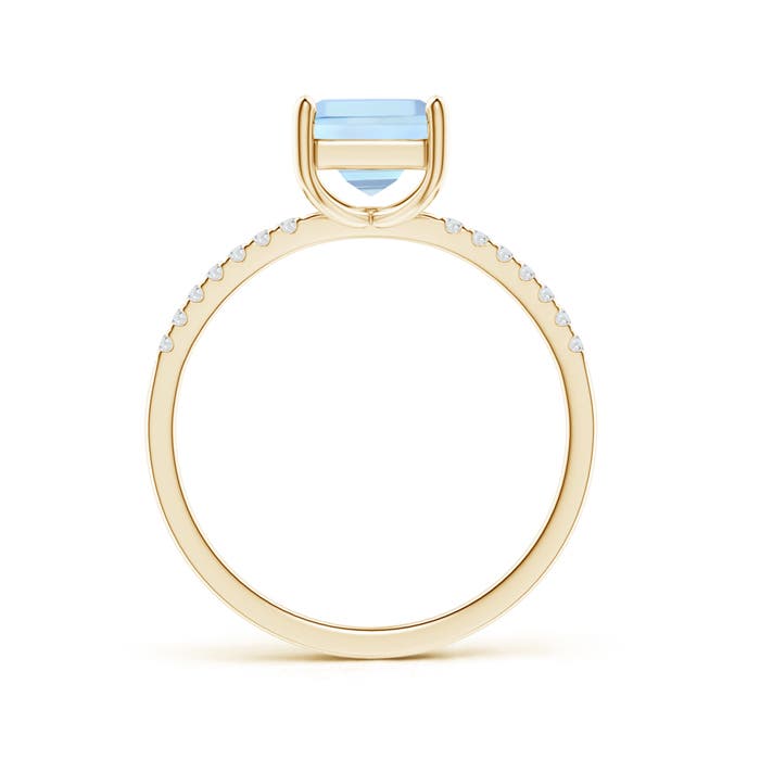 AAA - Aquamarine / 1.06 CT / 14 KT Yellow Gold