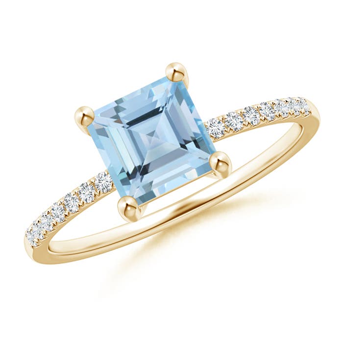 AAAA - Aquamarine / 1.06 CT / 14 KT Yellow Gold