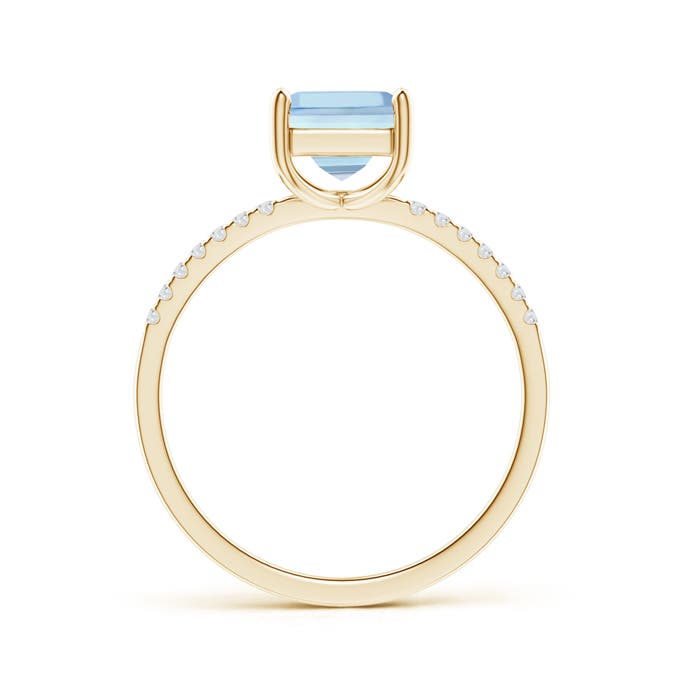 AAAA - Aquamarine / 1.06 CT / 14 KT Yellow Gold